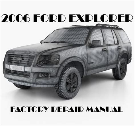 2006 ford explorer service manual pdf